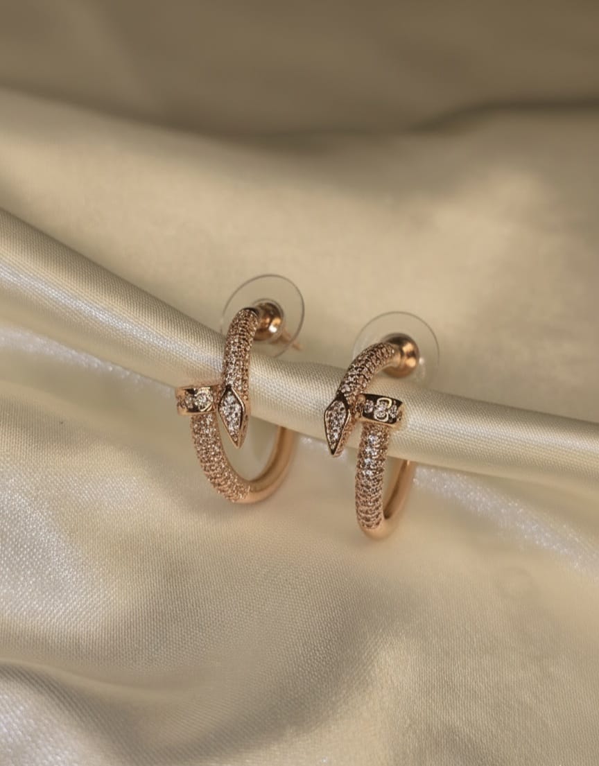 Rosegold Hoop Earring