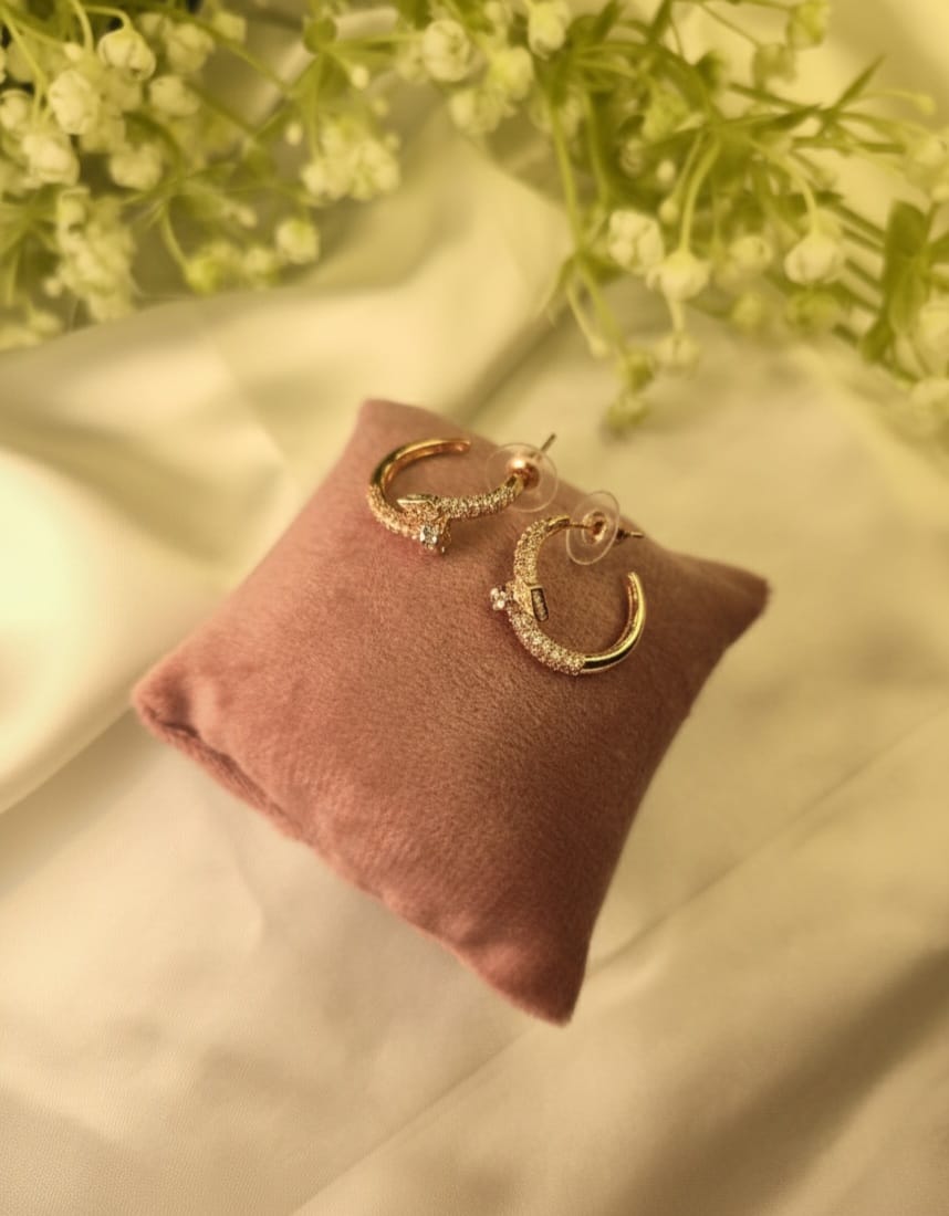 Rosegold Hoop Earring
