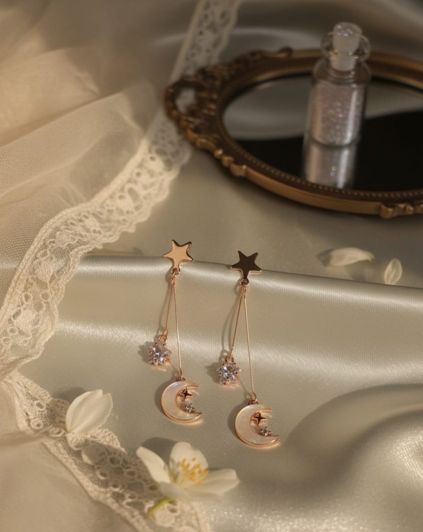 Star Moon Dangle