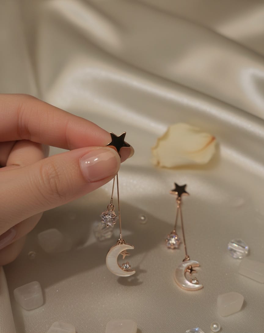 Star Moon Dangle