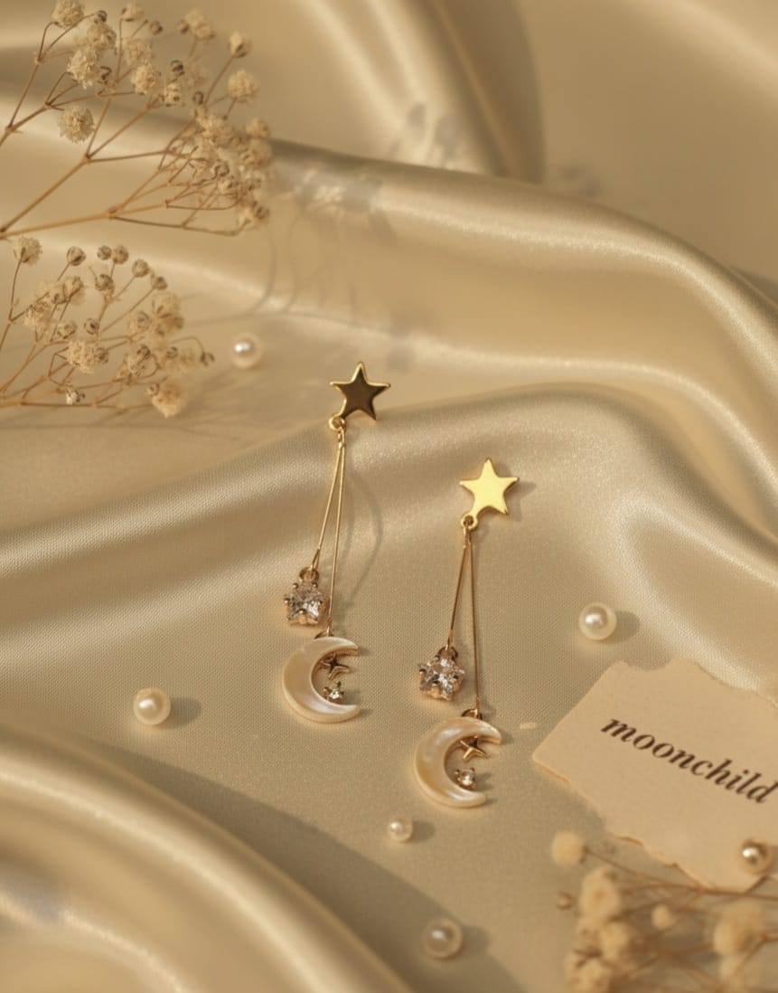 Star Moon Dangle