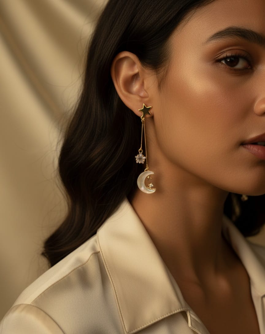 Star Moon Dangle