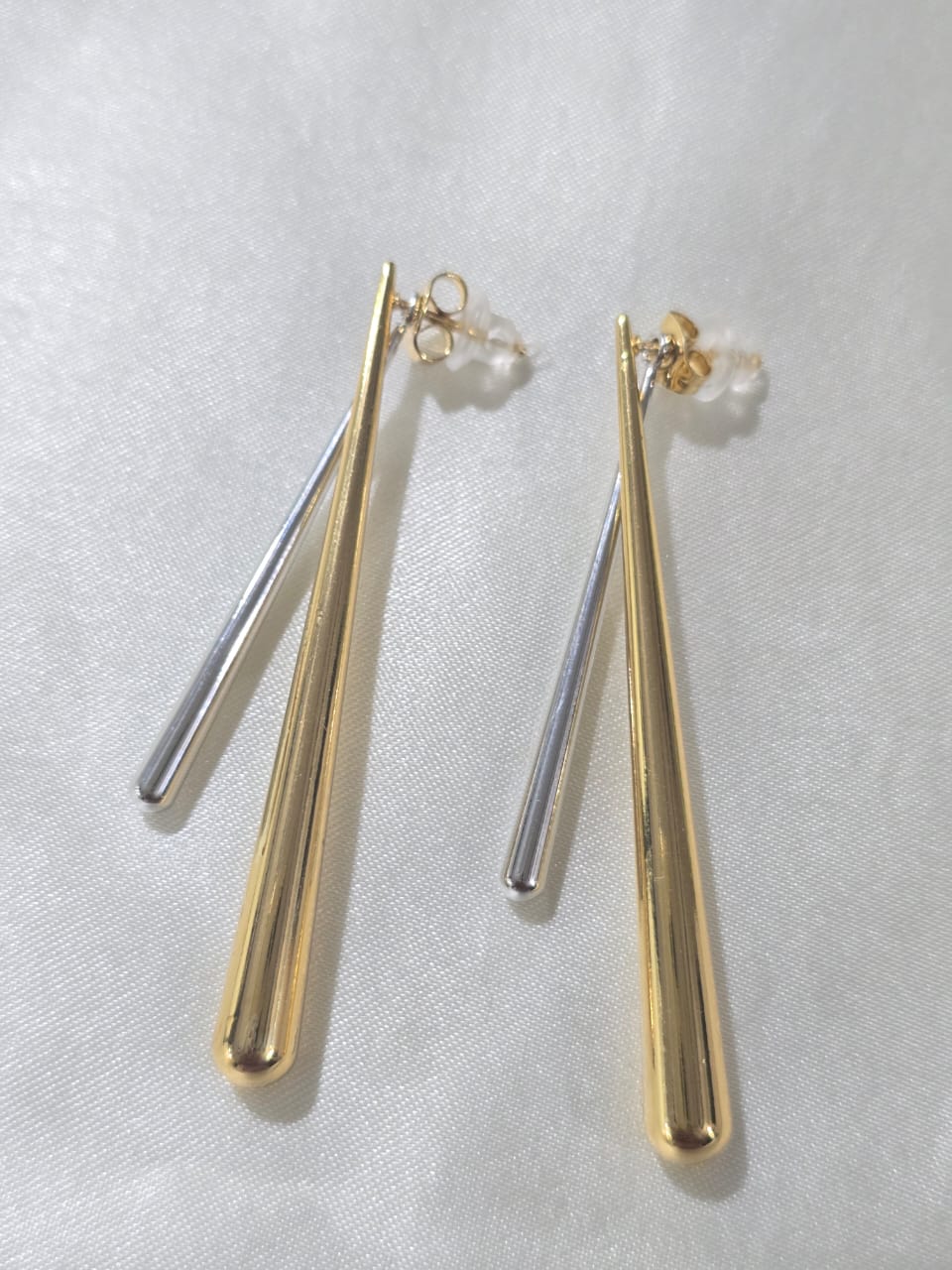 Polished Bar Drop Earrings