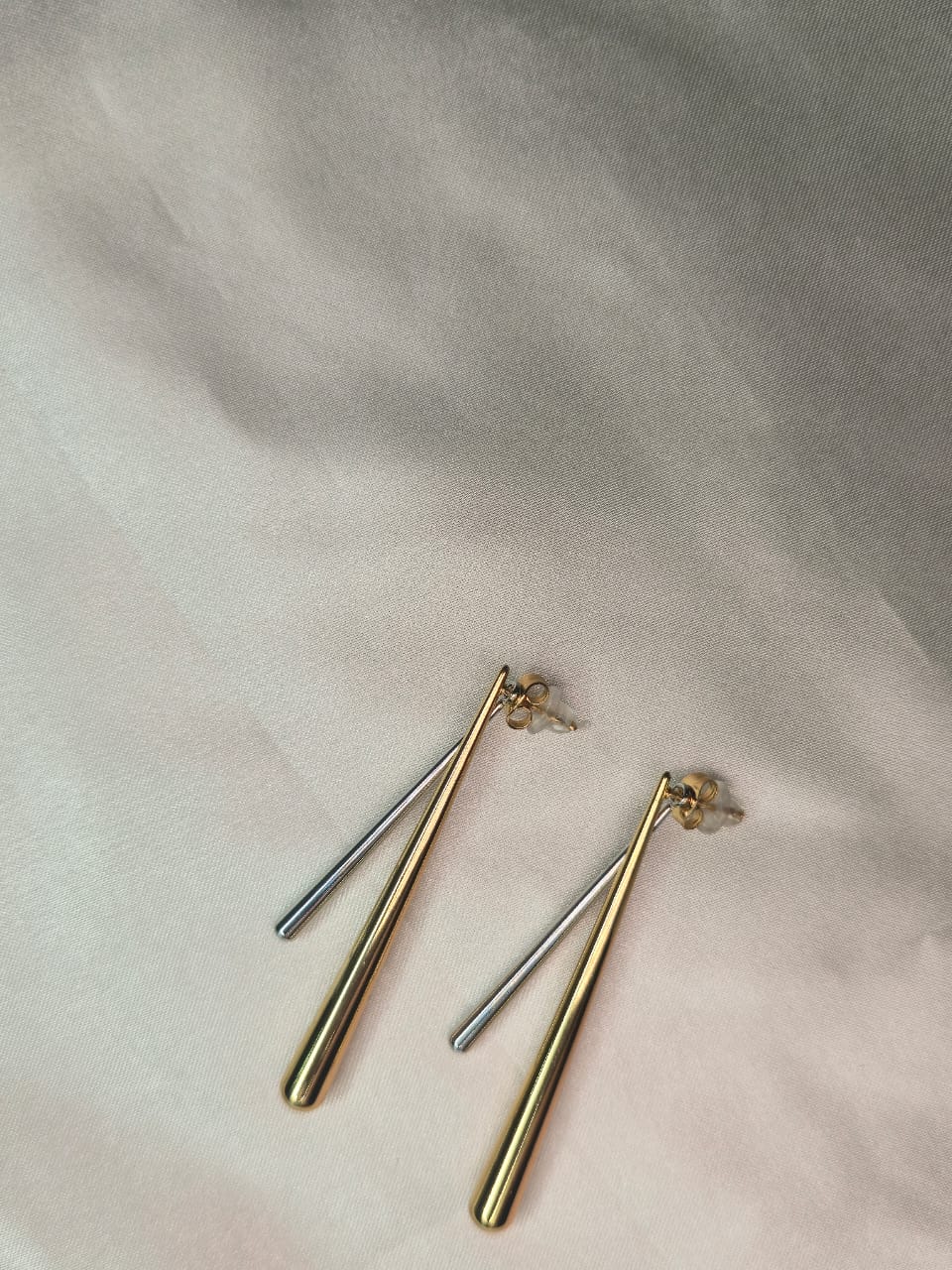 Polished Bar Drop Earrings