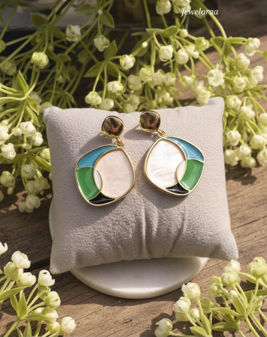 Anti-Tarnish Mob Pastel Earrings