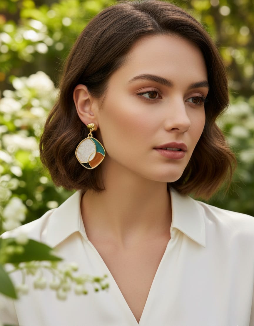 Anti-Tarnish Mob pastel Earrings