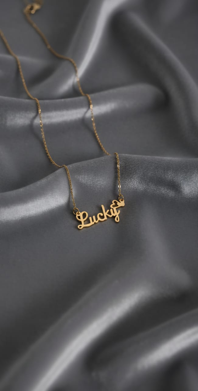 Lucky letter pendant