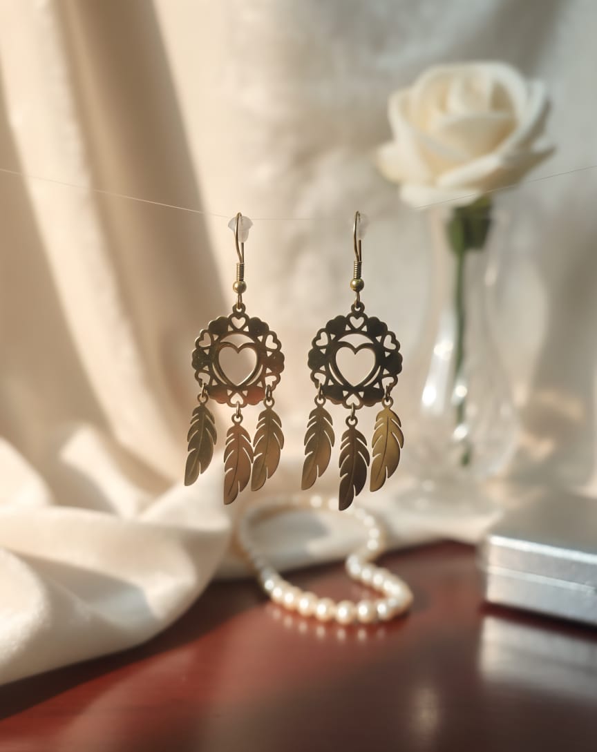 Dream catcher earrings