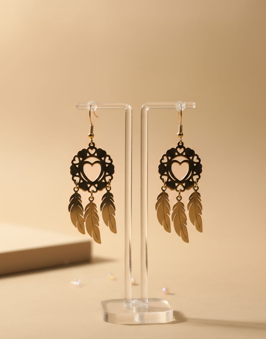Dream catcher earrings