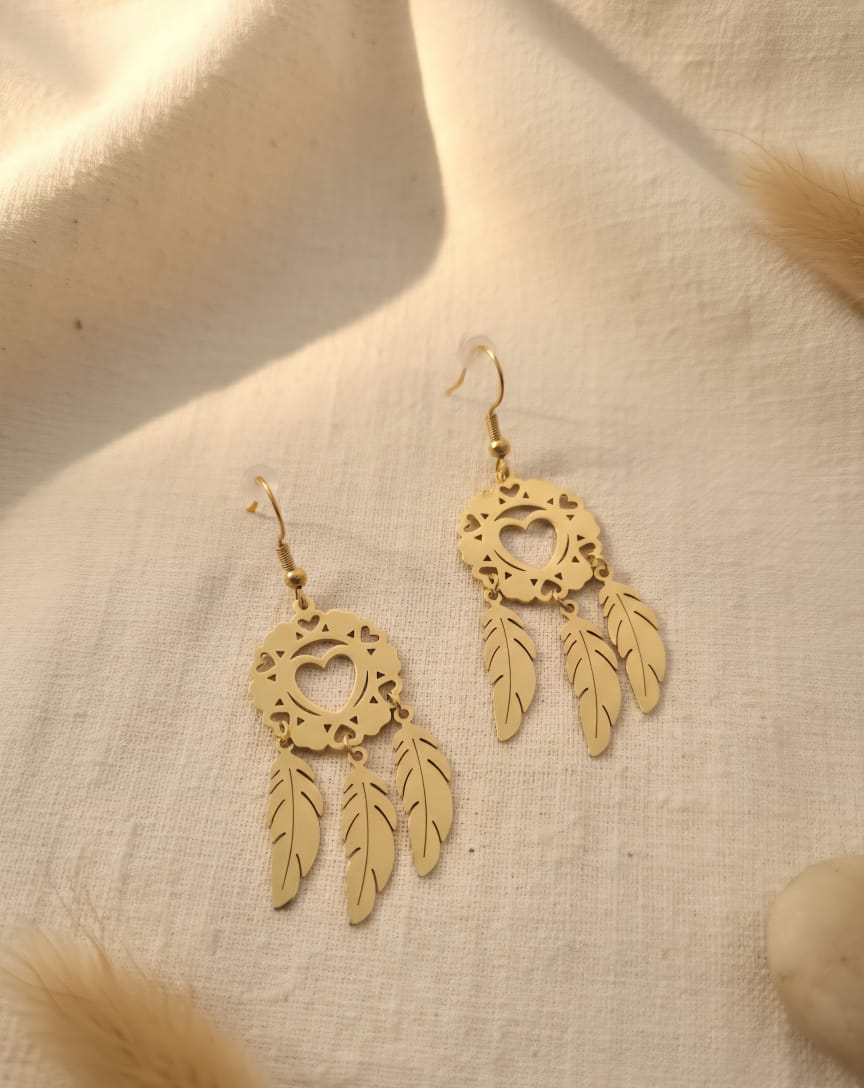 Dream catcher earrings