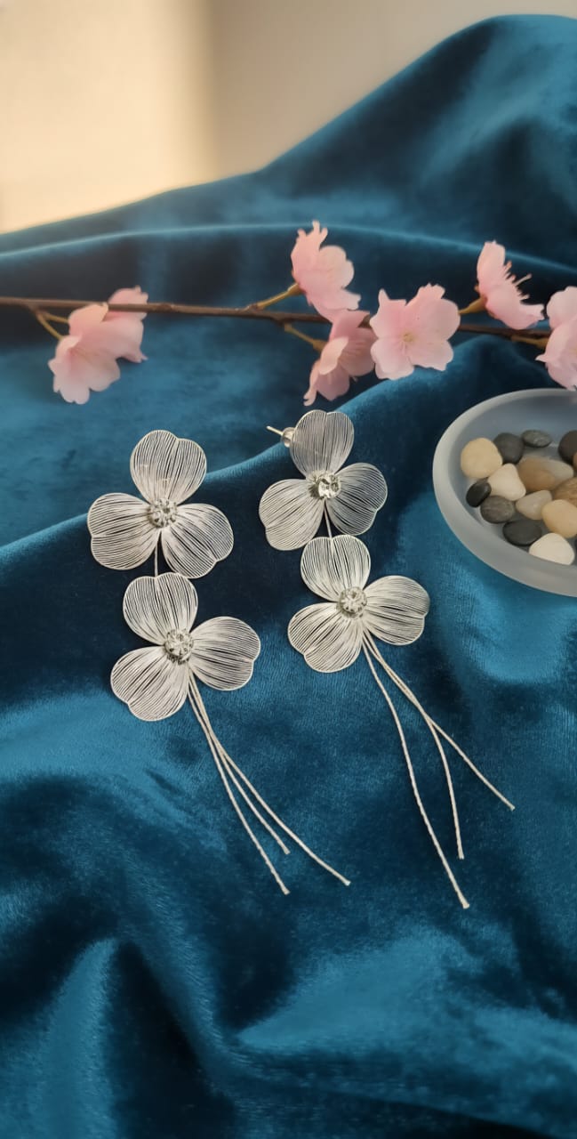 Shiny butterfly earrings