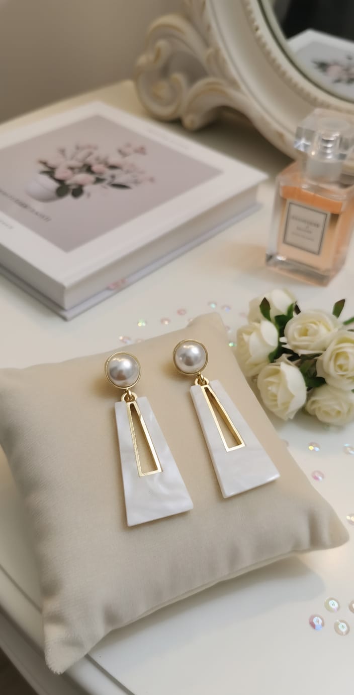 Square geometric Acrylic Earrings