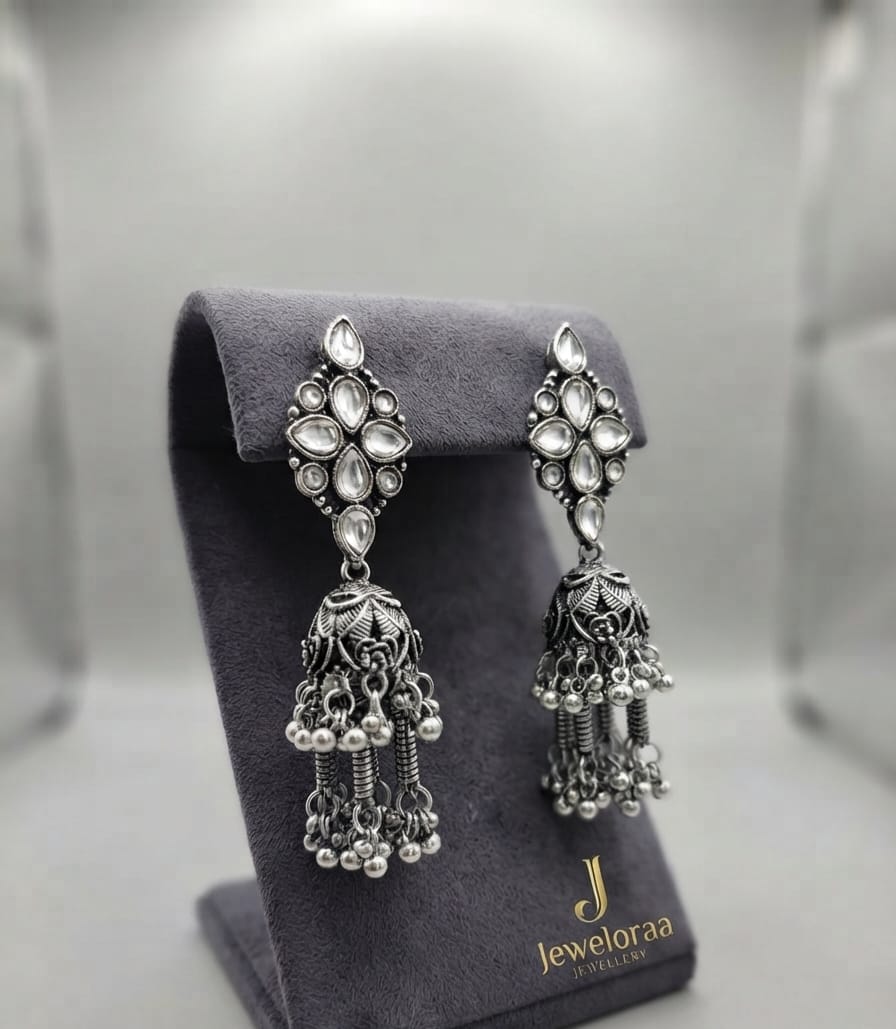 Oxidise Kundan Earring