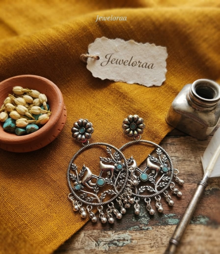 Oxidise dear Bali Earring