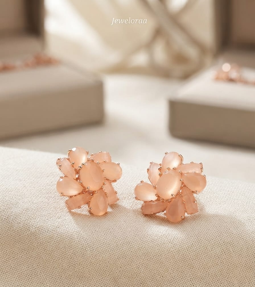Floral matt finish Stud