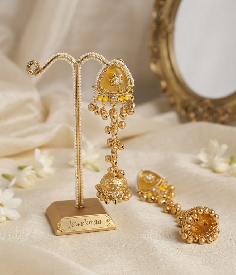 Kashmiri long earring