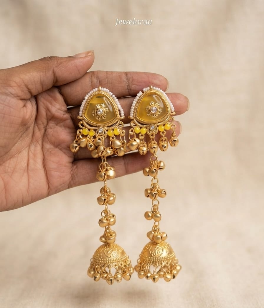 Kashmiri long earring