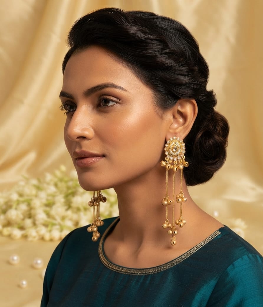 Kashmiri Kundan Earring