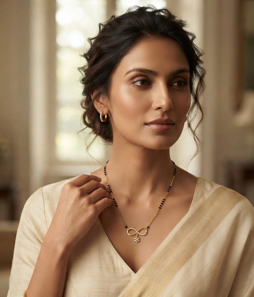 Universal design Diamond Mangalsutra