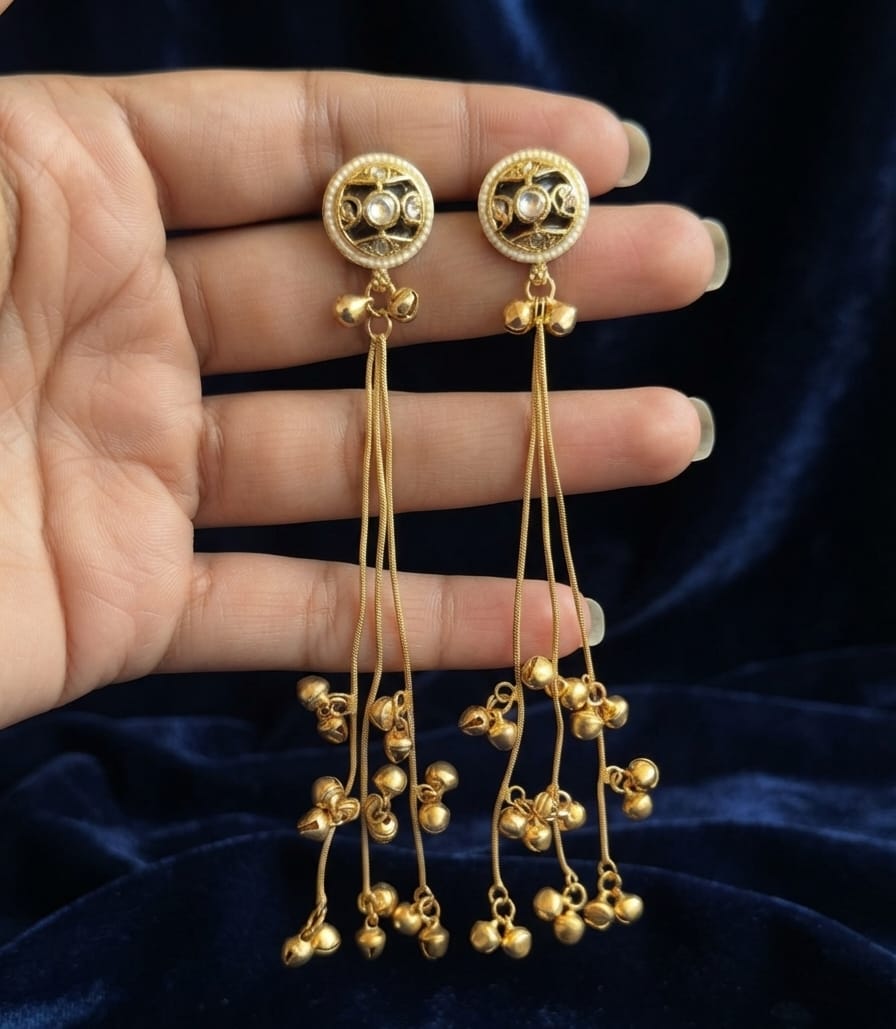 Kashmiri Dangler Circle Design Earring