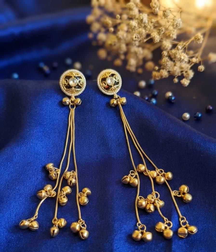 Kashmiri Dangler Circle Design Earring