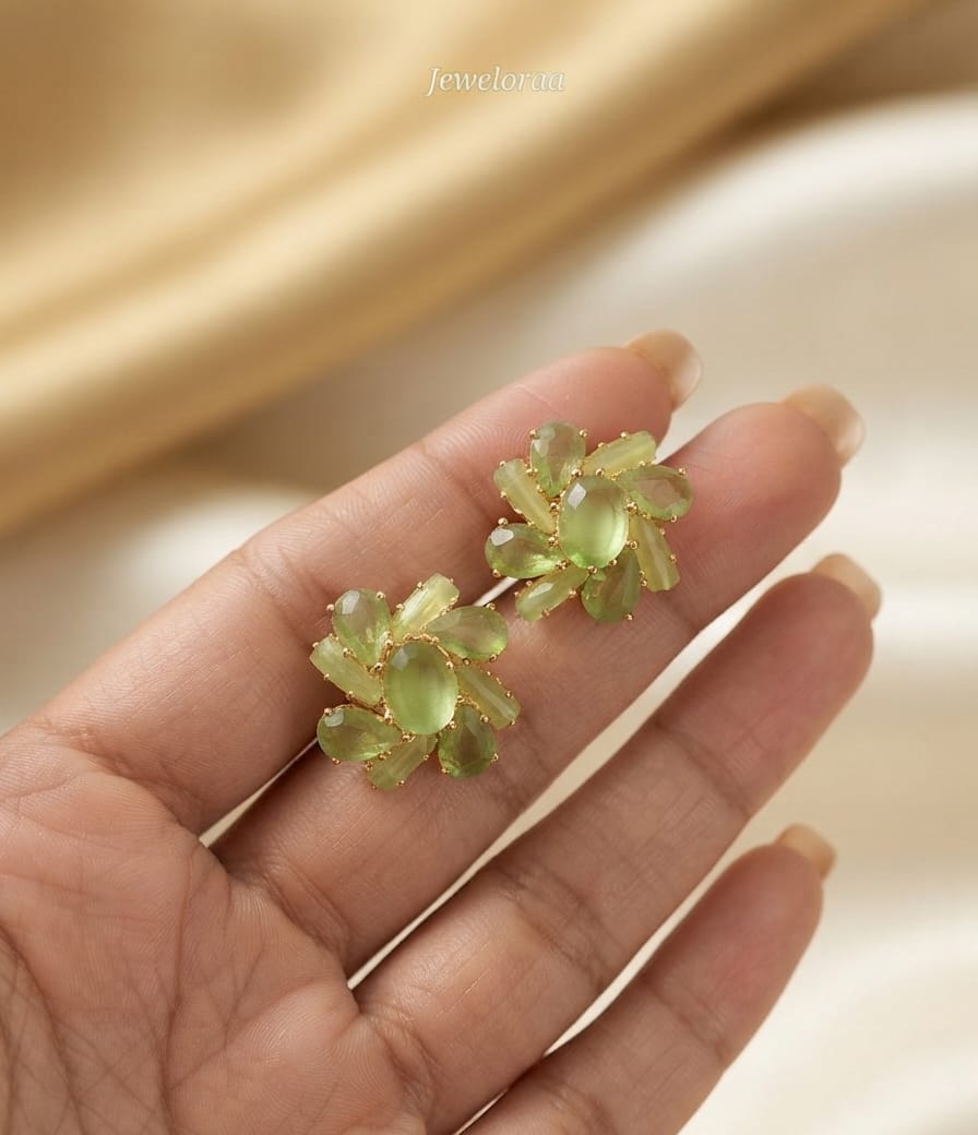 Floral matt finish Stud