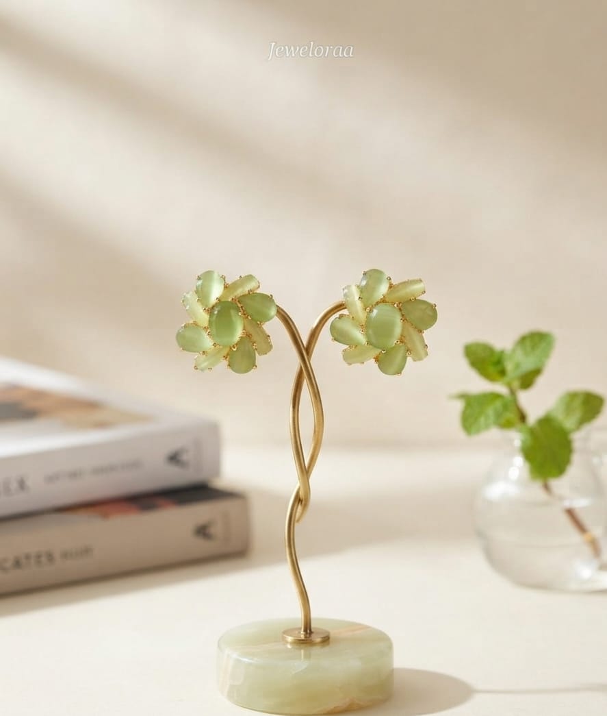 Floral matt finish Stud