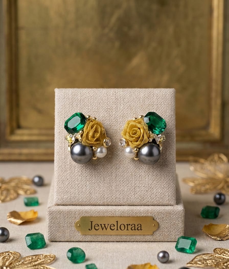 Green Stone Stud 28