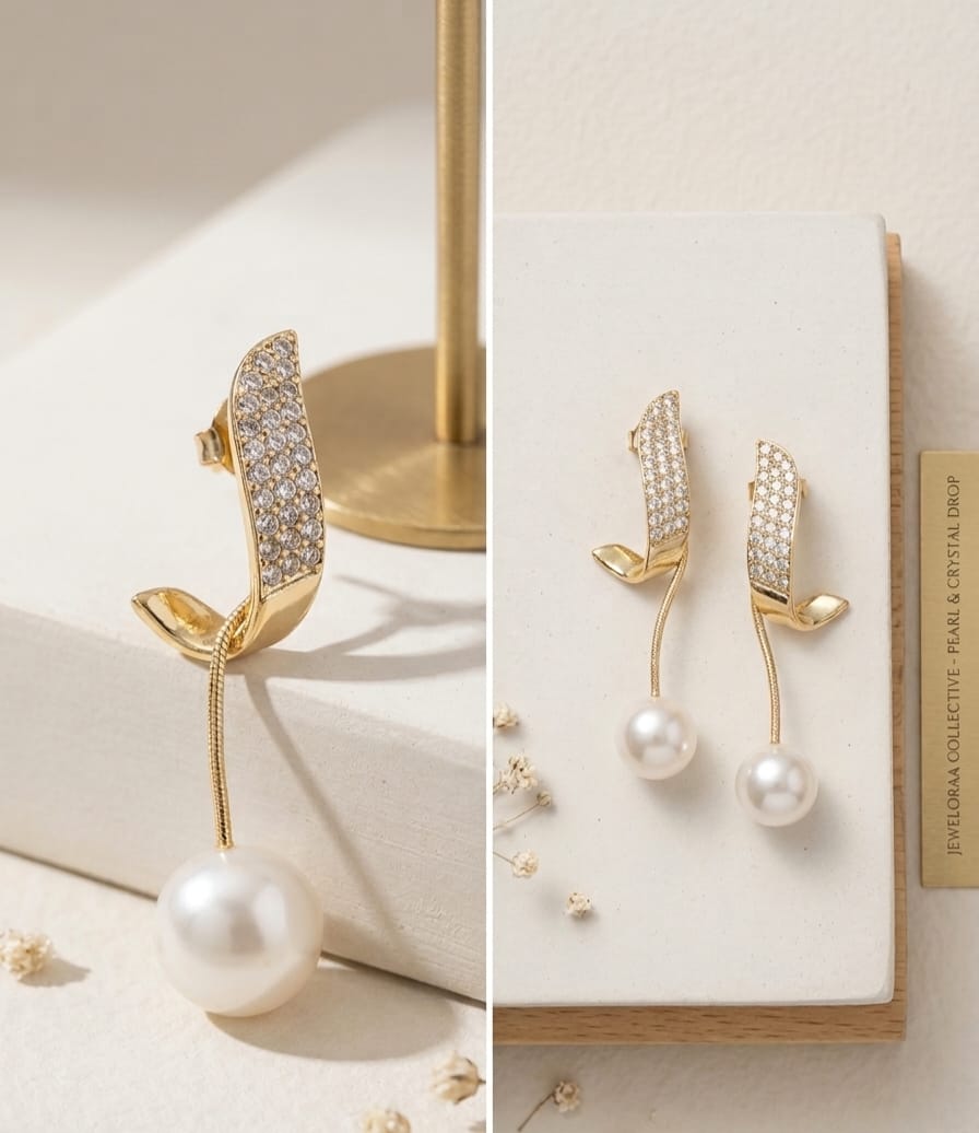 Pearl drop earring 24