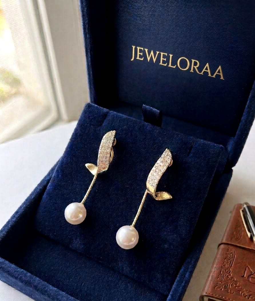 Pearl drop earring 24