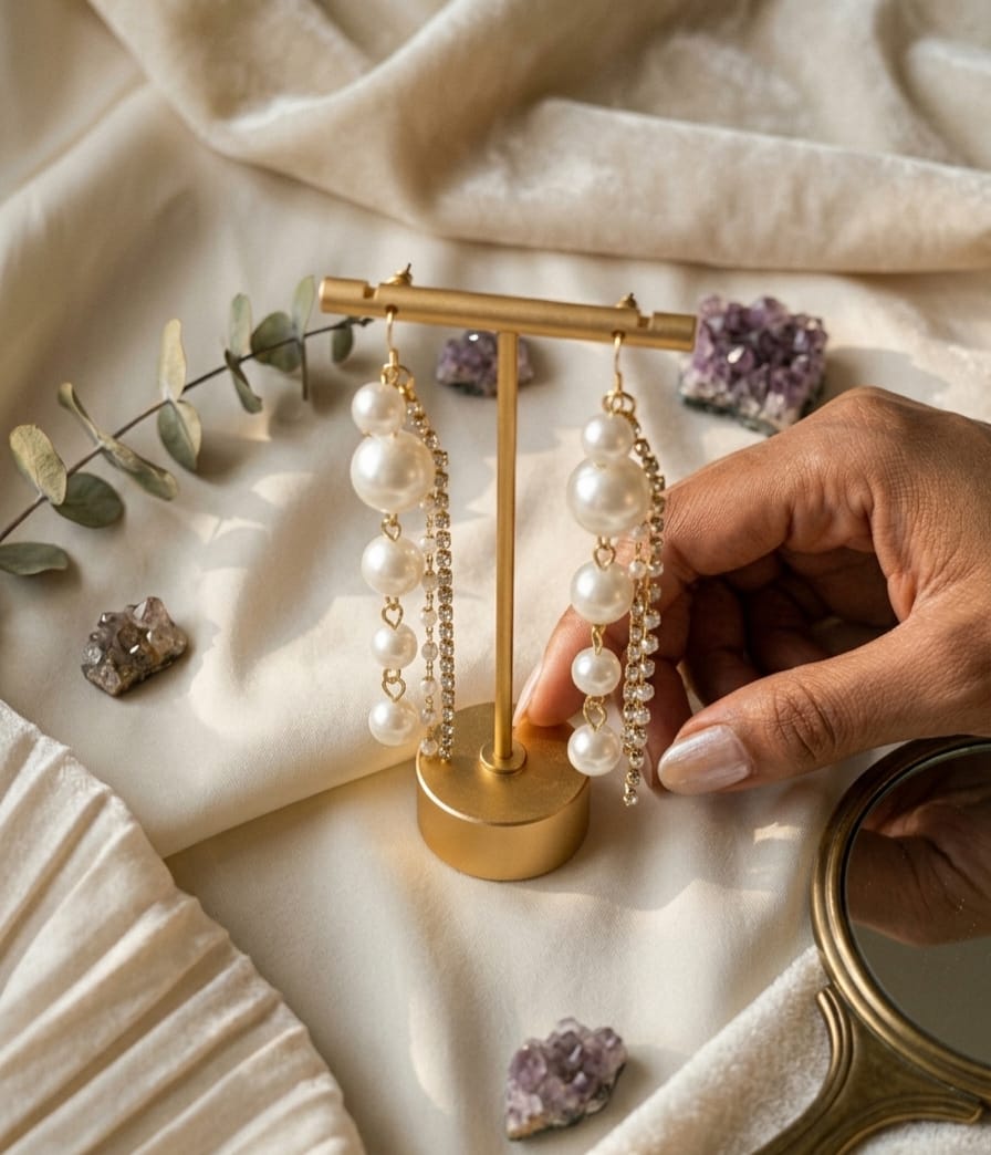 Pearl Drop Dangler 32