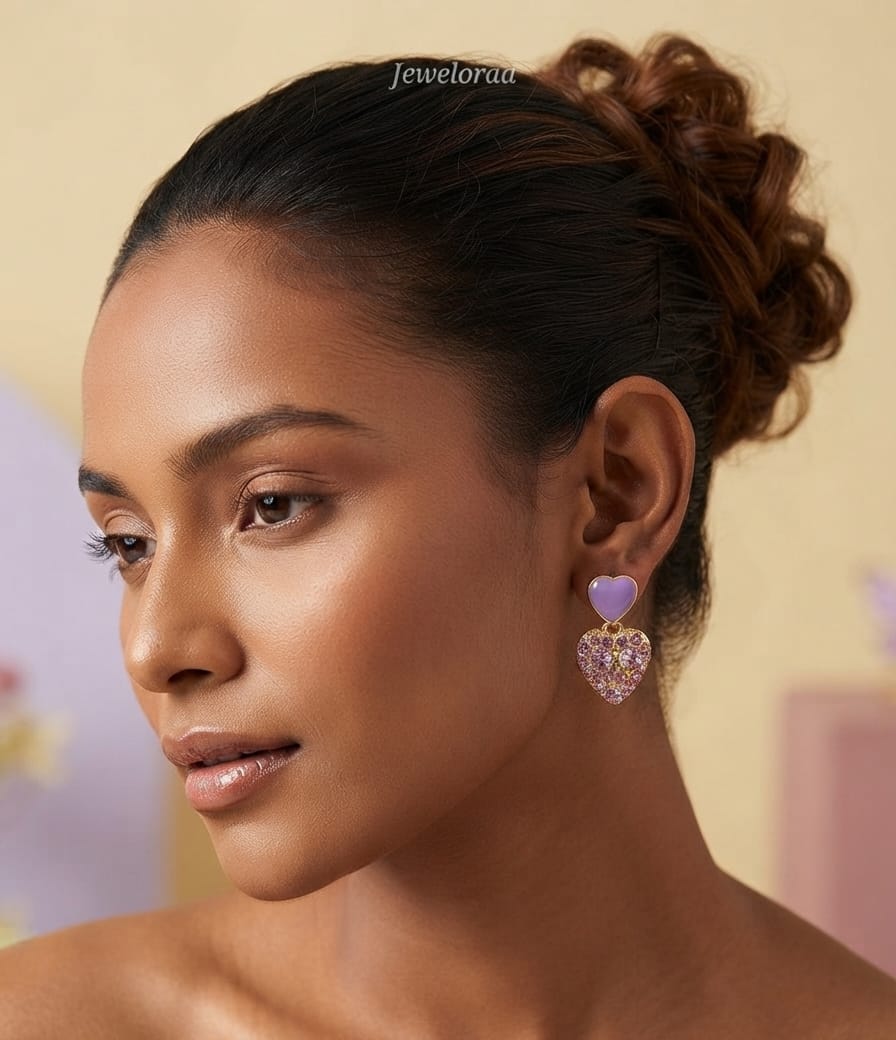 Purple Heart Stud 25