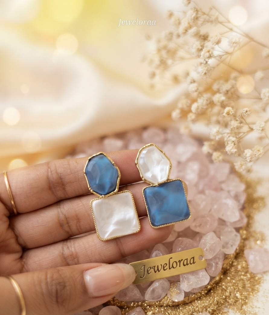 Dual Stone Earring 8