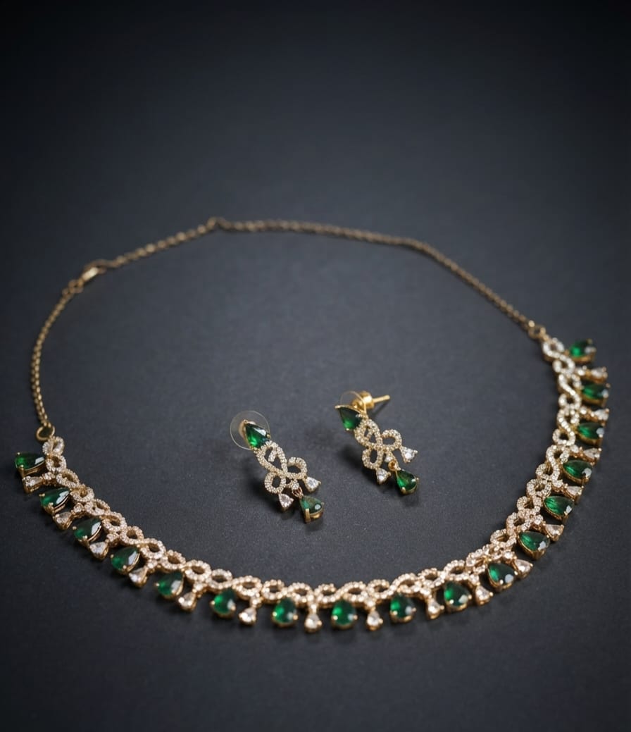 Mehendi Victorian Necklace Set 11