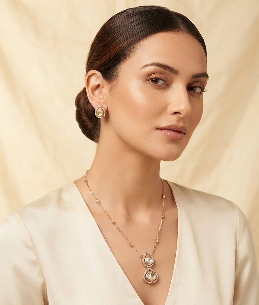 White Stone Pendant
