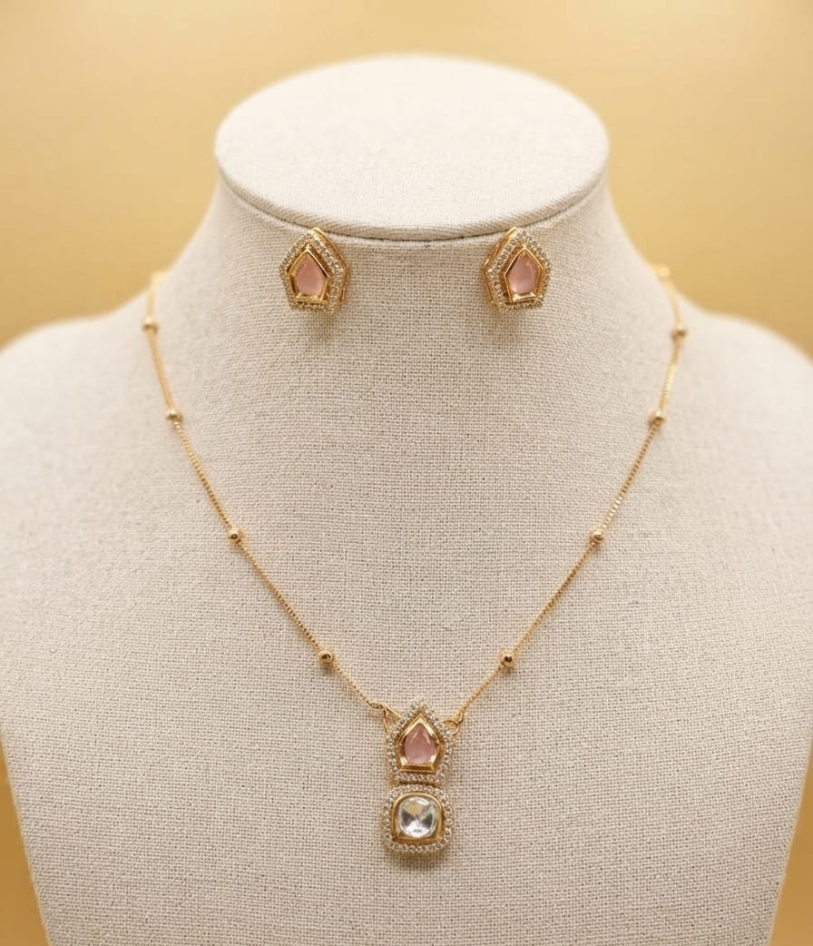 Pink Stone Pendant