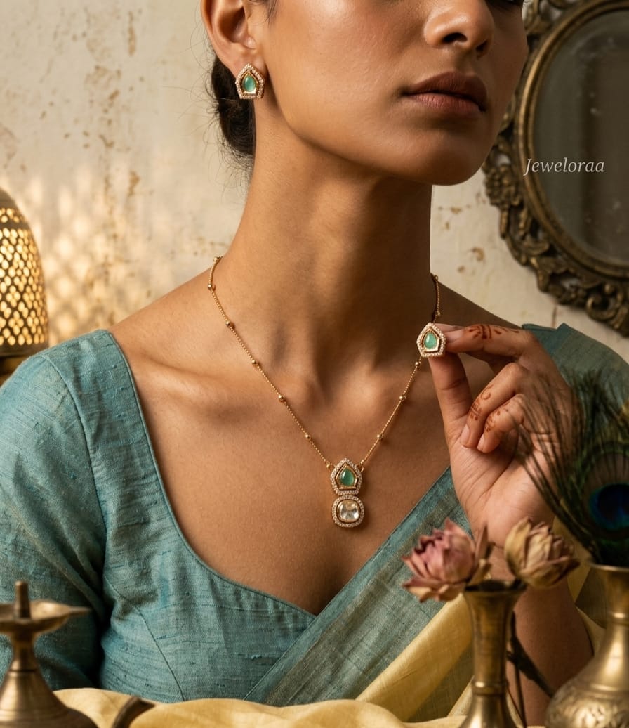 Pastel Green Stone Pendant