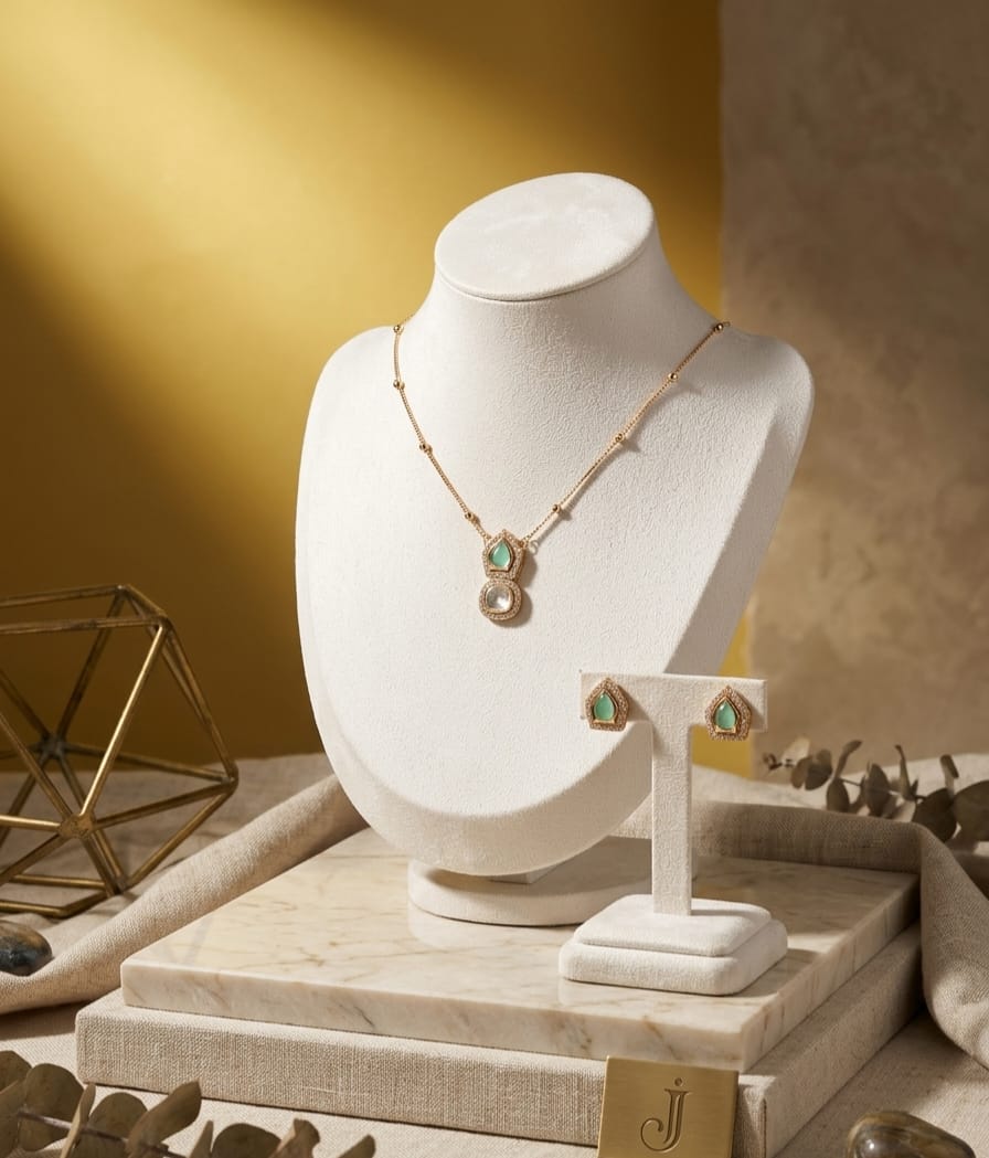 Pastel Green Stone Pendant