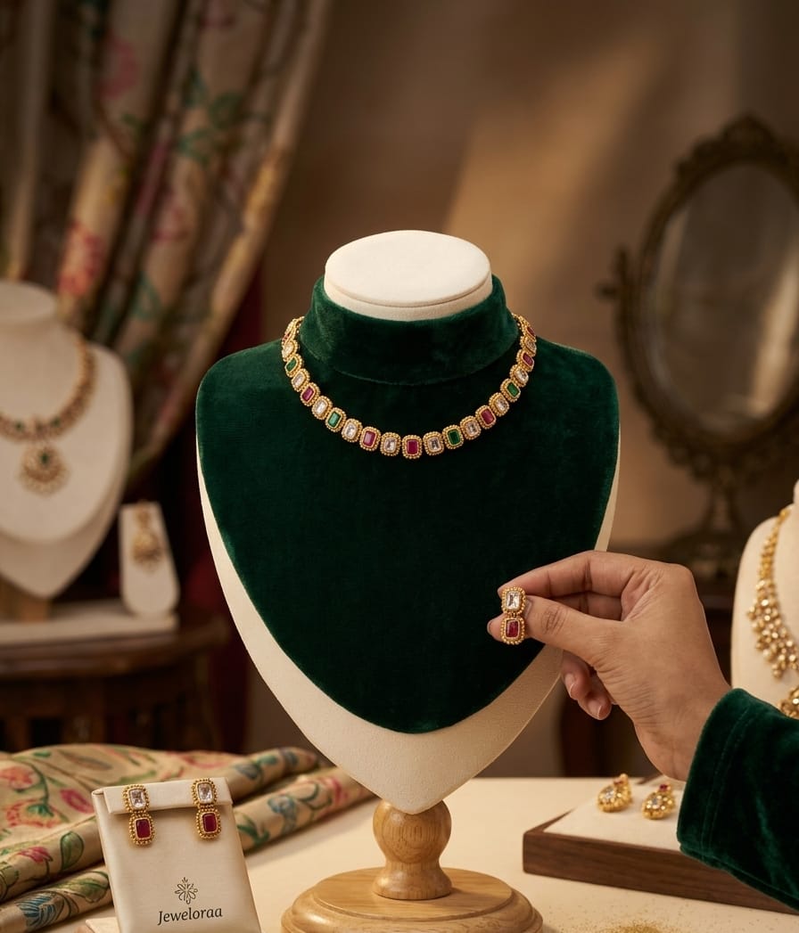 Sleek Rajwadi Choker 16