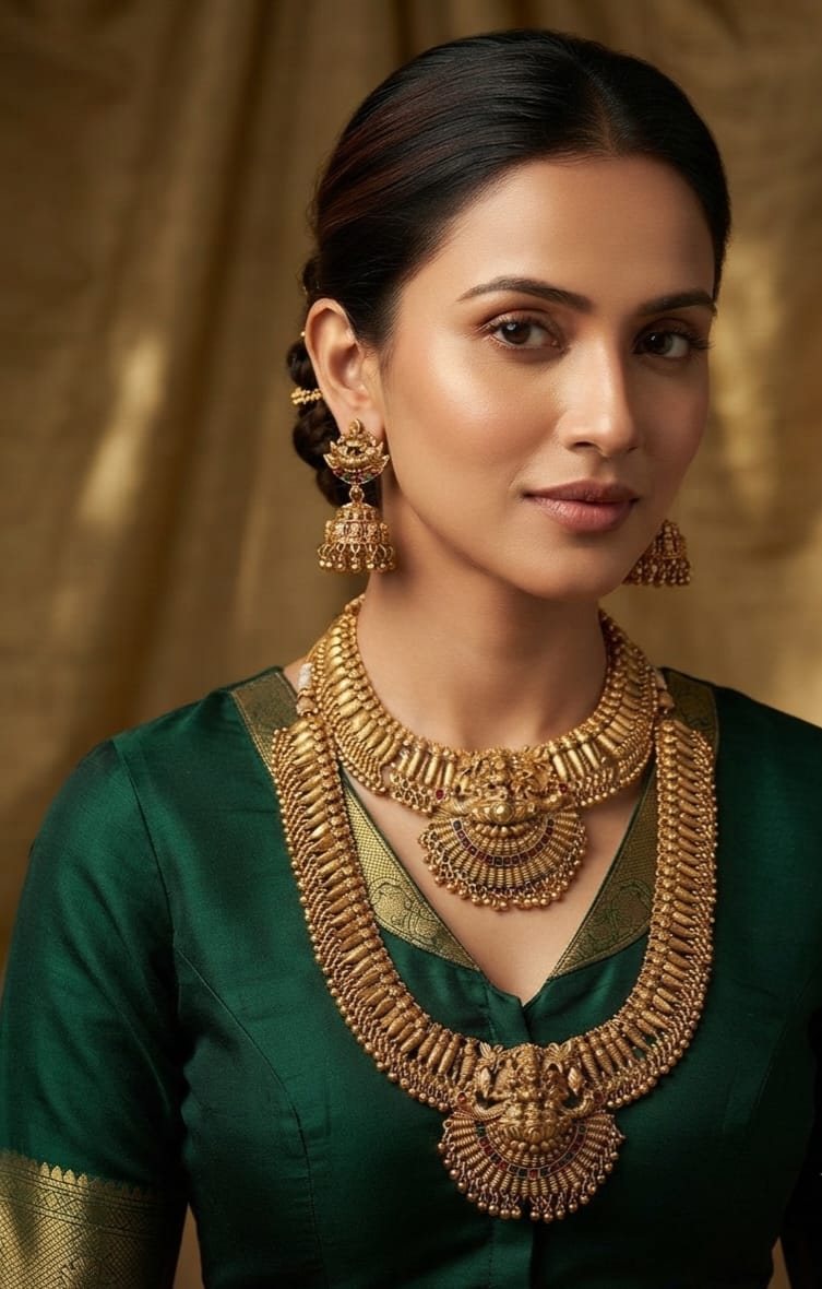 Ethenic Laxmi Temple Choker sets