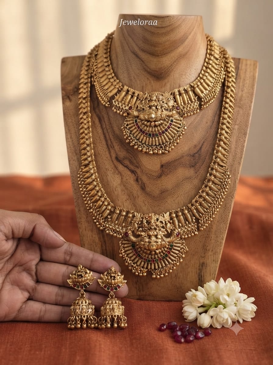 Ethenic Laxmi Temple Choker sets