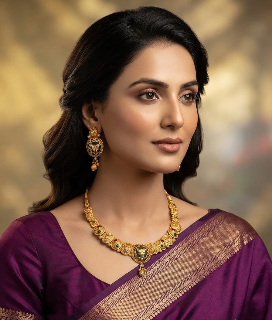 Rajwadi Choker Set 11