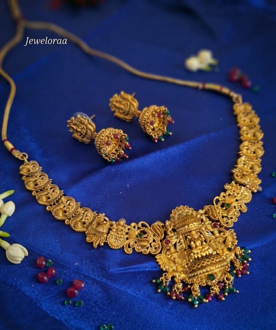 Laxmi Temple Neclace sets