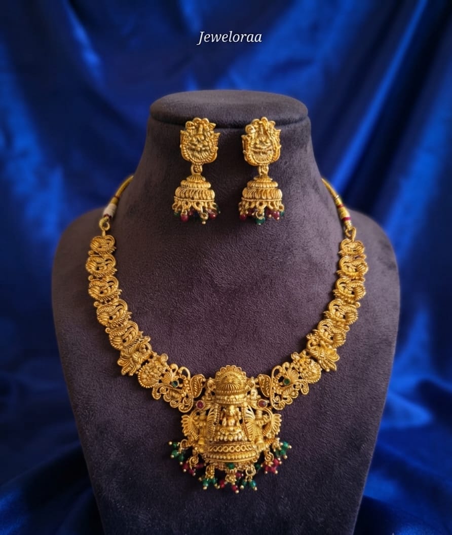 Laxmi Temple Neclace sets