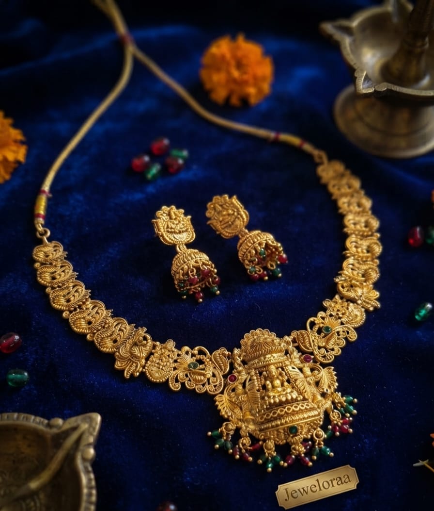 Laxmi Temple Neclace sets