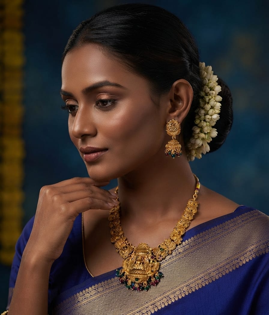 Laxmi Temple Neclace sets