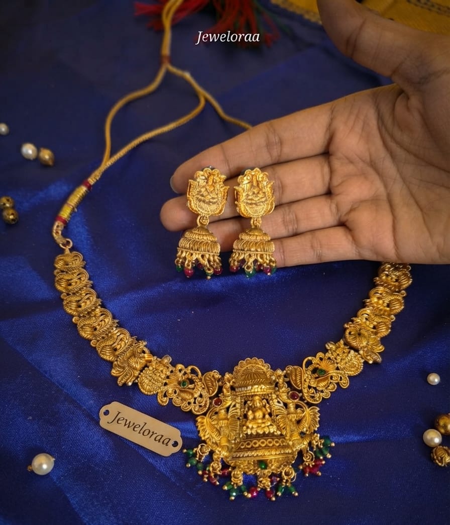 Laxmi Temple Neclace sets