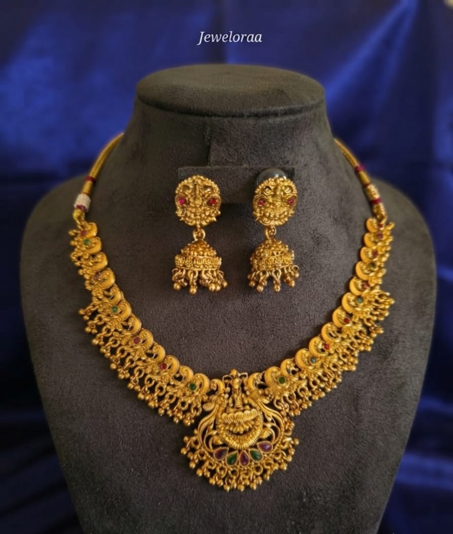 Laxmi Temple Neckalace