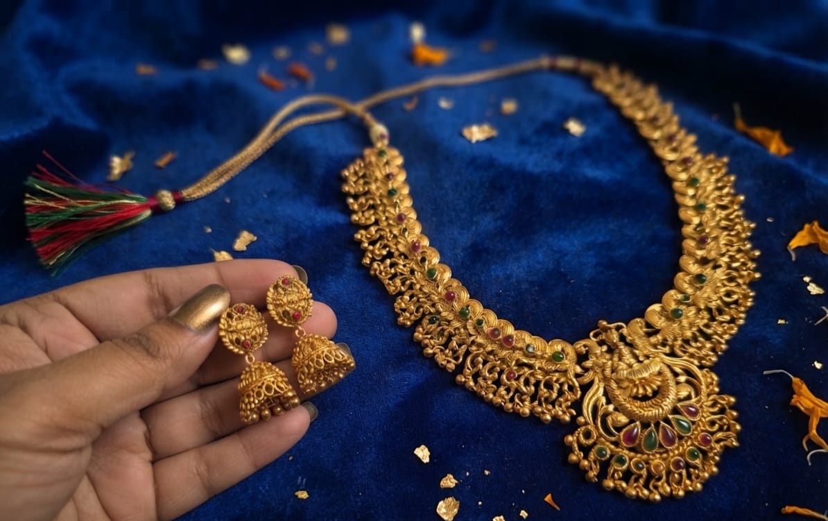 Laxmi Temple Neckalace